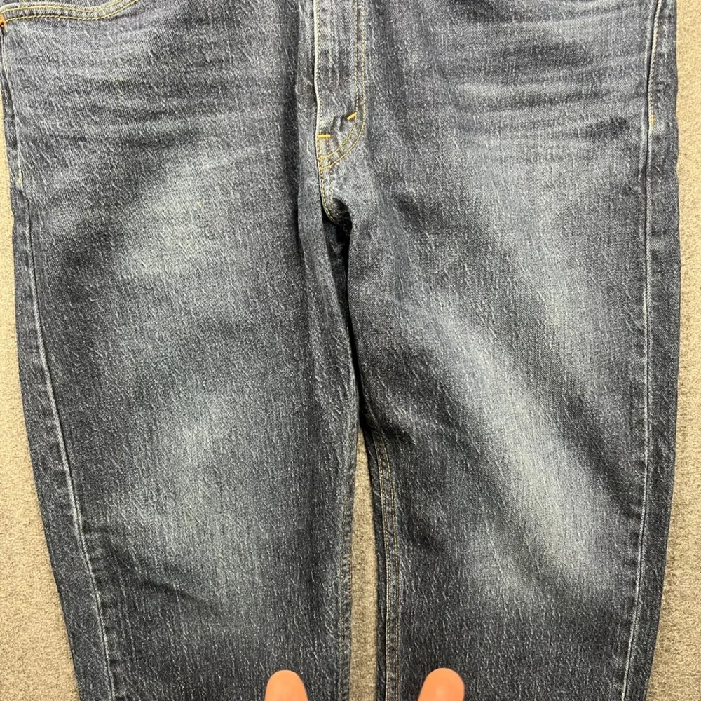 Levi's 505 Jeans Men 38x29 Blue Fits 38x28 Regular Straight Leg Dark Wash Denim
